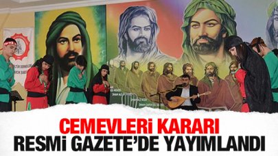Cemevleriyle ilgili kanun yürürlüğe girdi