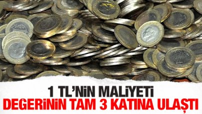 1 liranın maliyeti 3 liraya çıktı