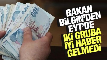 Bakan Bilgin açıkladı: EYT'de stajyer ve çıraklar için kötü haber!