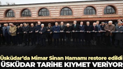 Üsküdar'da Mimar Sinan Hamamı restore edildi