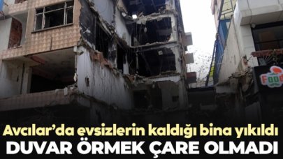 Avcılar'da duvarlı önlem çare olmadı!