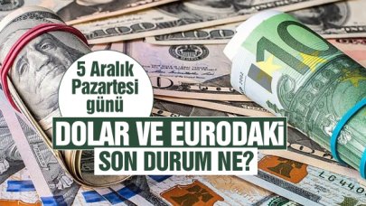 5 Aralık 2022 Pazartesi dolar ve euro kaç lira? Alış ve satış fiyatları