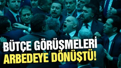 Numan Kurtulmuş'un sözleri sonrası bütçe görüşmesinde arbede