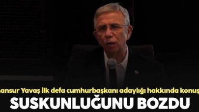 Mansur Yavaş ilk defa cumhurbaşkanı adaylığı hakkında konuştu