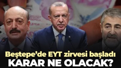 EYT için geri sayım başladı; Cumhurbaşkanı Recep Tayyip Erdoğan önderliğinde düzenlenen toplantı sürüyor