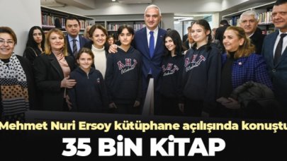 Kültür ve Turizm Bakanı Mehmet Nuri Ersoy, Bakırköy Rıfat Ilgaz İlçe Halk Kütüphanesi'nin açılışını yaptı