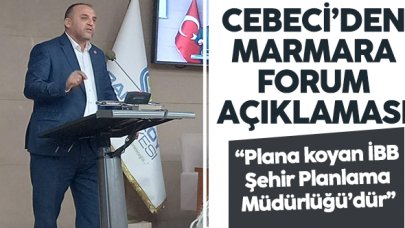 Halit Cebeci: Marmara Forum’u planlara koyan İBB Şehir Planlama Müdürlüğü’dür
