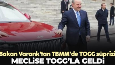 Bakan Varank'ın TBMM'de TOGG süprizi