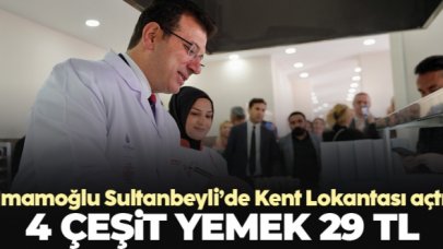 Ekrem İmamoğlu Sultanbeyli'de Kent Lokantası açtı
