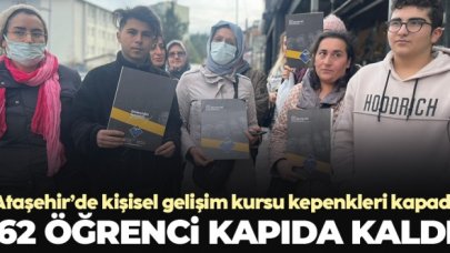 Ataşehir'de 62 öğrenci kapıda kaldı