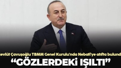 Dışişleri Bakanı Mevlüt Çavuşoğlu'ndan Nebati'ye ‘gözlerdeki ışıltı’ atıfı
