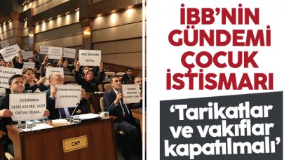 İBB'nin gündemi çocuk istismarı!