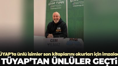 TÜYAP'tan ünlüler geçti