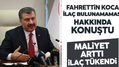 Maliyet arttı ilaç tükendi!