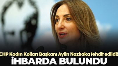 CHP Kadın Kolları Genel Başkanı Aylin Nazlıaka ihbarda bulundu