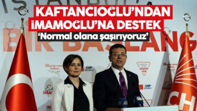 Canan Kaftancıoğlu: Normal olana şaşırıyoruz