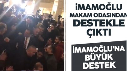 Mahkeme kararının ardından İmamoğlu'na büyük destek