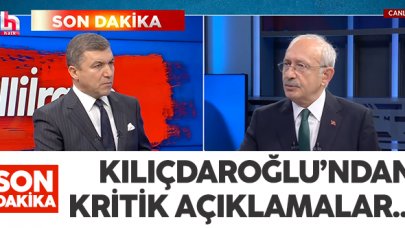 Kemal Kılıçdaroğlu'ndan Halk TV'de kritik açıklamalar