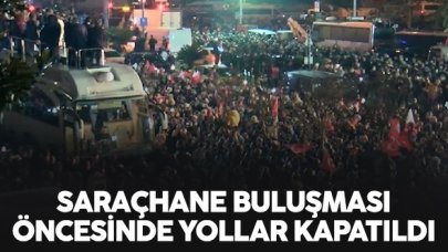 Saraçhane buluşması öncesinde İstnabul'da bazı yollar ve güzergahlar trafiğe kapatıldı