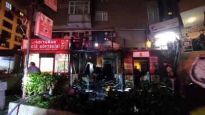 Şişli'de motosikletten benzin döküldü, tamirhane alev alev yandı