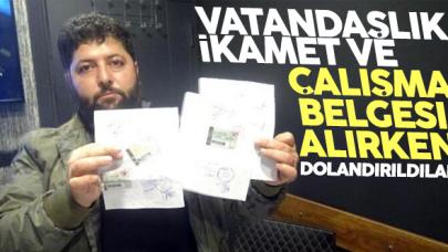 Vatandaşlık, ikamet, çalışma belgesi almak isterken dolandırıldılar
