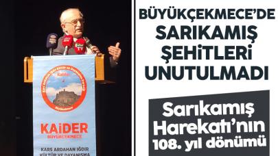 Büyükçekmece'de Sarıkamış Şehitleri unutulmadı