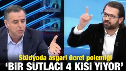Barış Yarkadaş ile Hacı Yakışıklı arasında asgari ücret polemiği; "Bir sütlacı 4 kişi yiyor"
