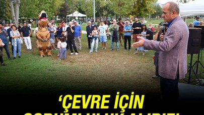 Çevre için sorumluluk alırız