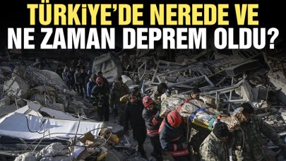 14 Şubat 2023 Salı Kahramanmaraş depremleri! En son nerede ve ne zaman deprem oldu?