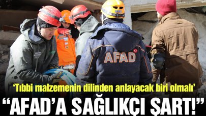AFAD bünyesinde sağlıkçı şart