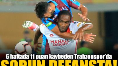 Trabzonspor'un problemi defans!