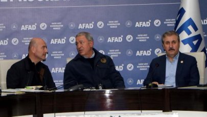 İçişleri Bakanı Soylu ve Milli Savunma Bakanı Akar, Hatay'da