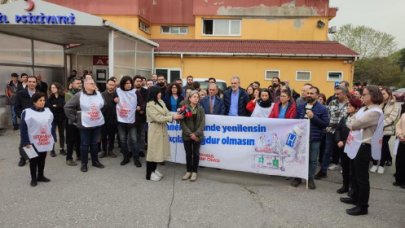 Bakırköy'de "Hastaneler yerinde yenilensin" çağrısı