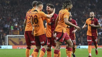Galatasaray'dan 6 gollü galibiyet