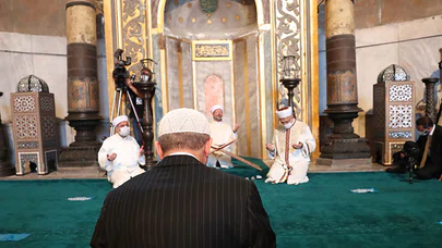 Ayasofya-i Kebir Cami-i Şerifi'nde 86 yıl sonra ilk cuma namazı kılındı