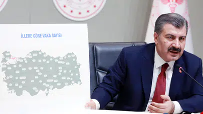 Türkiye'nin İl İl Kovid-19 Vaka Haritası