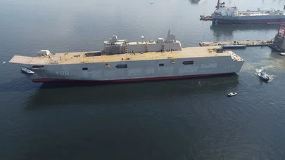 Türkiye'nin en büyük savaş gemisi 2020'de hizmete girecek