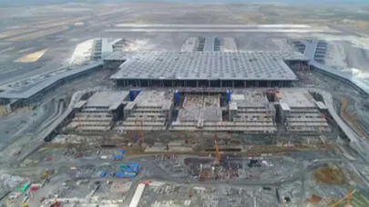 Yüzde 90'ı Tamamlanan 3.Havalimanı'nın Son Hali Görüntülendi