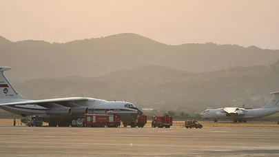 Alevlere karşı zamanla yarışan uçak pilotlarının zorlu mesaisi başladı