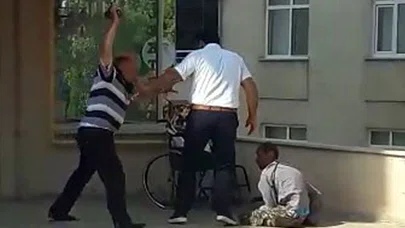 Vicdansız Baba Engelli Oğluna Şiddet Uyguladı