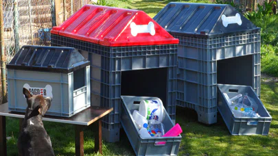 Plastik Atıklar 'Minik Dostlara' Yuva Oldu