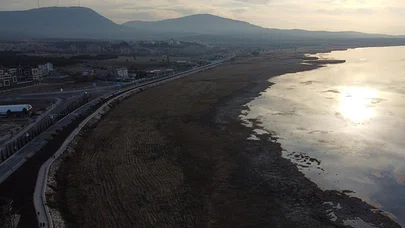 Beyşehir Gölü'nde su seviyesi beklentinin altında kaldı