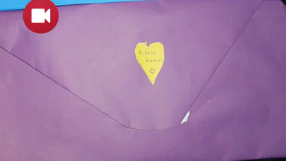 Yardım için gittikleri evde mektup buldular:  Cumhurbaşkanına mektup