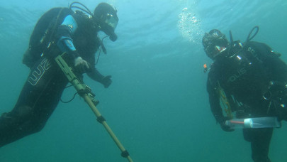 Türk polisinin derin sulardaki gözü: Kurbağa adamlar