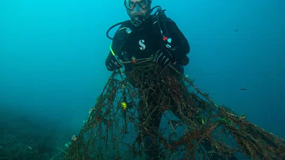 'Hayalet ağ' denizdeki canlılar için uzun yıllar tehlike