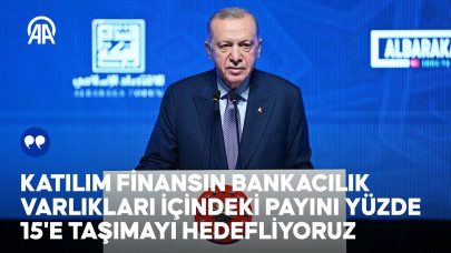Cumhurbaşkanı Erdoğan, Albaraka İslami Finans Zirvesi'nde konuştu
