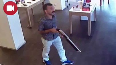 İnternete Bağlanamadı;Tüfekle GSM Bayiini Bastı