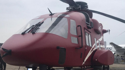 Türkiye'nin yeni helikopteri T925 ilk kez vitrine çıktı