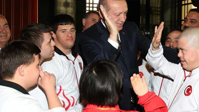 Dünya Engelliler Günü'nde özel sporcular Erdoğan'a teşekkür etti