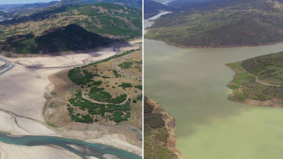 Bingöl'de kuraklıktan etkilenen Özlüce Barajı, kar ve yağmur sularıyla canlandı